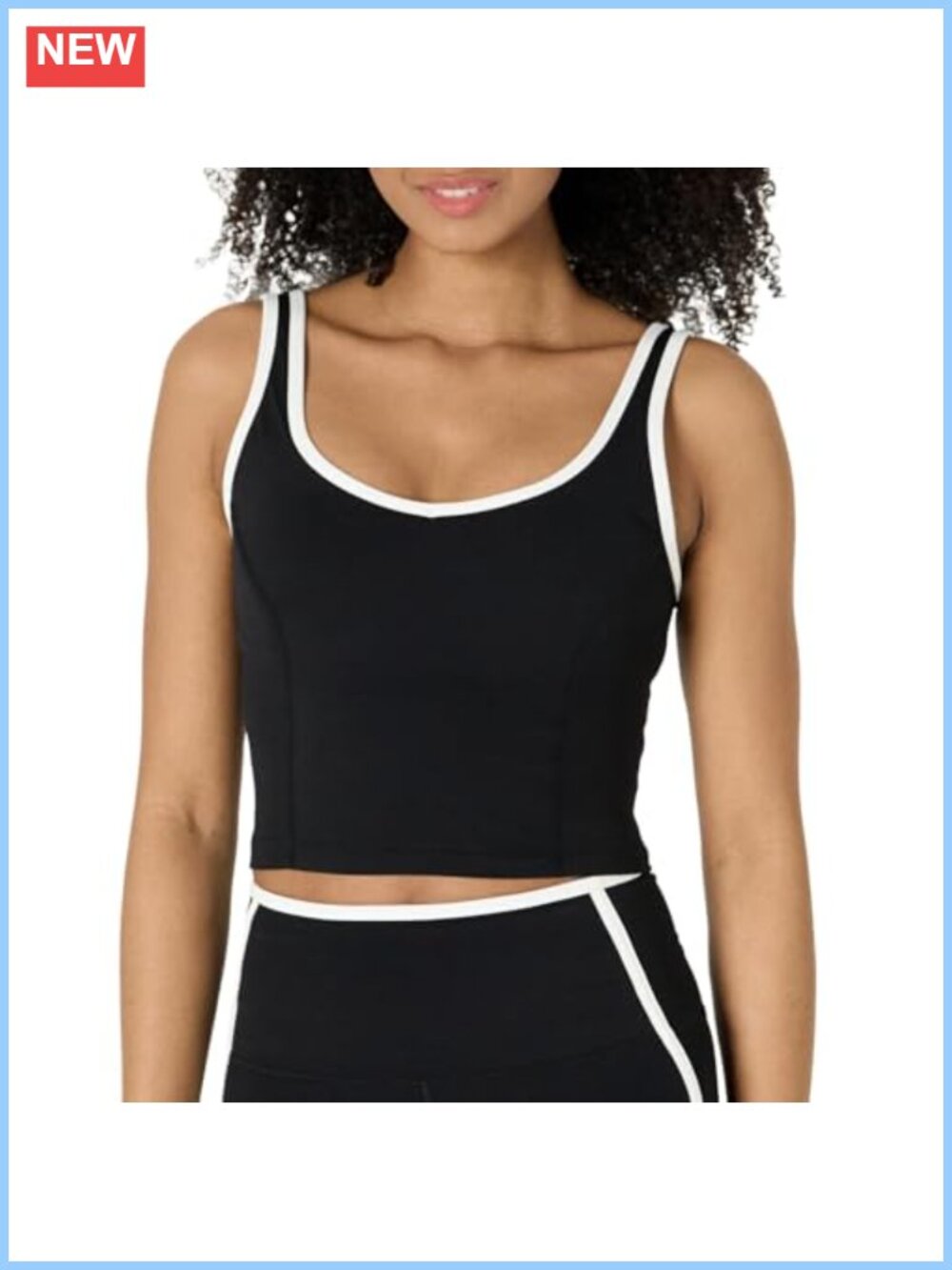 Buttery Soft Crop Tank with Built-in Bra Removable Cups Yoga